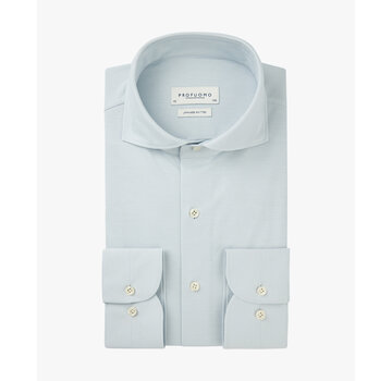 Profuomo SHIRT X-CUTAWAY Japanese Knitted SF L.BLUE (PPWH10002D)