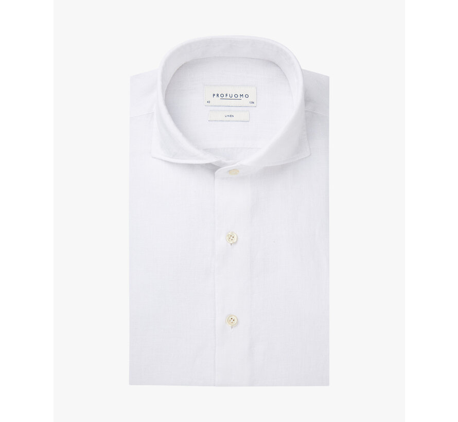 LINNEN SHIRT X-CUTAWAY SF WHITE (PPWH10020A)