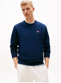 Tommy Hilfiger TJM REG BADGE CREW E Dark Night Navy (DM0DM20660 - C1G)