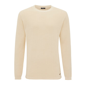 Tresanti EXAN Roll cuffs long sleeve pullover Beige (TRKWJA117 - 101)
