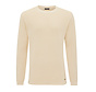 EXAN Roll cuffs long sleeve pullover Beige (TRKWJA117 - 101)