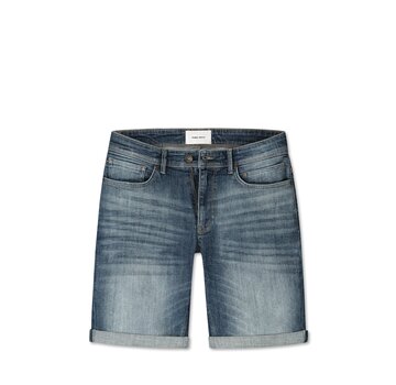 Pure Path Pure Path The Miles Slim Fit Shorts Denim Dark Blue (W1462 - 84)