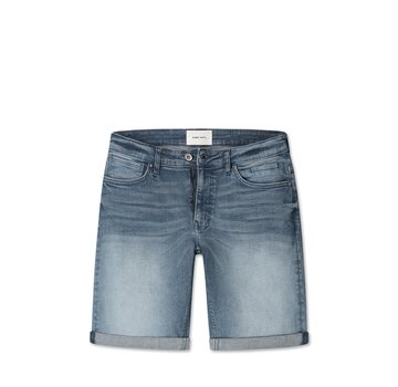 Pure Path The Miles Slim Fit Shorts Denim Blue Grey (W1417 - 89)
