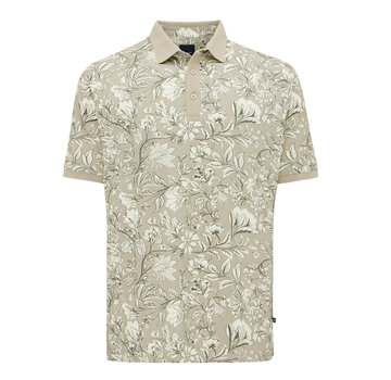Tresanti ERALDO Short sleeve polo with flowers Green (TRPOJA037 - 900)