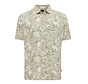 ERALDO Short sleeve polo with flowers Green (TRPOJA037 - 900)