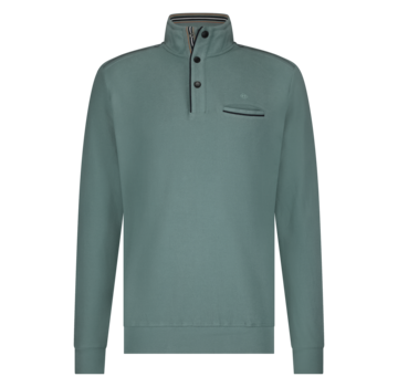Fellows United Pullover half zip jacquard Mint green (51.2611 - 175)