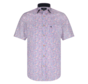 Shirt korte mouw multicoloured squares s Mild Berry (51.6602 - 165)