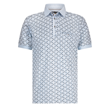 Fellows United Polo square design Light Blue (51.3643 - 118)