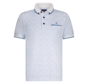 Polo Geomatric design Mid  blue (51.3631 - 117)