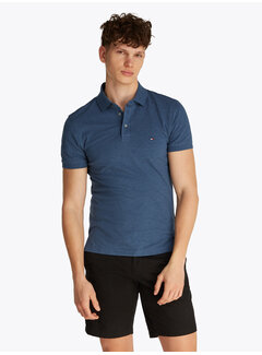 Tommy Hilfiger 1985 SLIM POLO Faded Indigo Heather (MW0MW17771 - DV1)