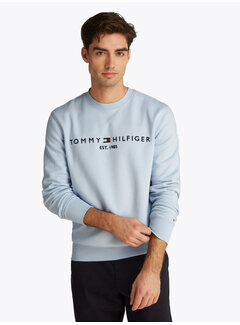 Tommy Hilfiger TOMMY LOGO SWEATSHIR Breezy Blue (MW0MW11596 - C1O)