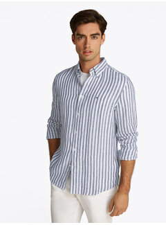 Tommy Hilfiger LINEN ESSENTIAL STRI Desert Sky / Optic White (MW0MW38581 - 0A5)