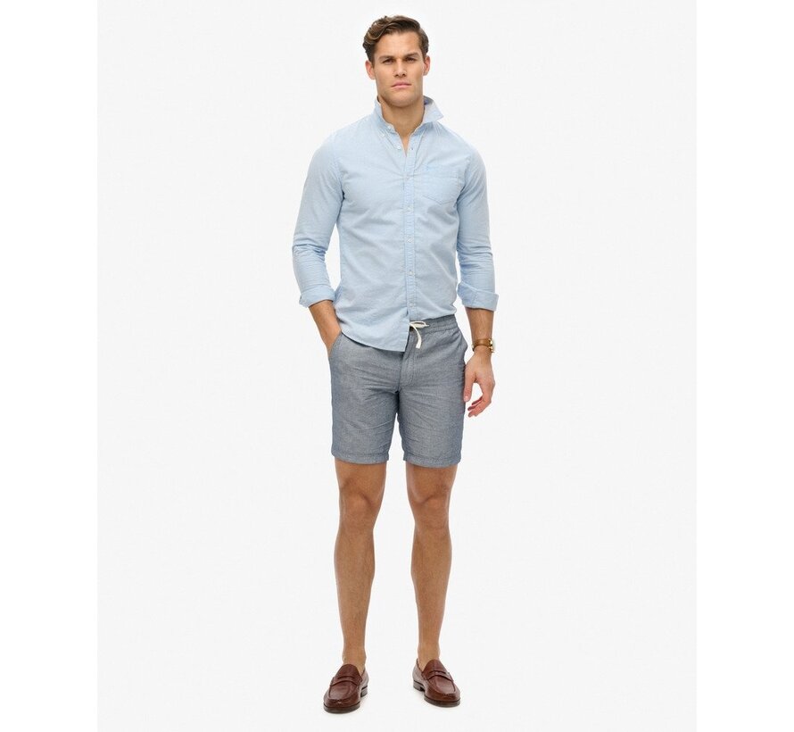 MERCHANT LINEN SHORT Navy Stripe (M7110455A - JKC)