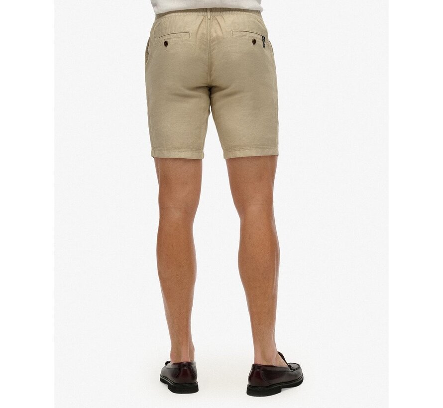 MERCHANT LINEN SHORT Abbey Stone (M7110455A - S1F)