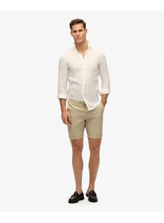 Superdry MERCHANT LINEN SHORT Abbey Stone (M7110455A - S1F)