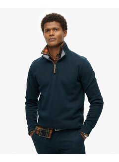 Superdry CORE PIQUE HENLEY Eclipse Navy (M2014078A - 98T)