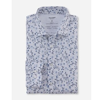 Olymp Overhemd Level Five 24/Seven Body Fit Wit Modern Kent (208374 - 00)
