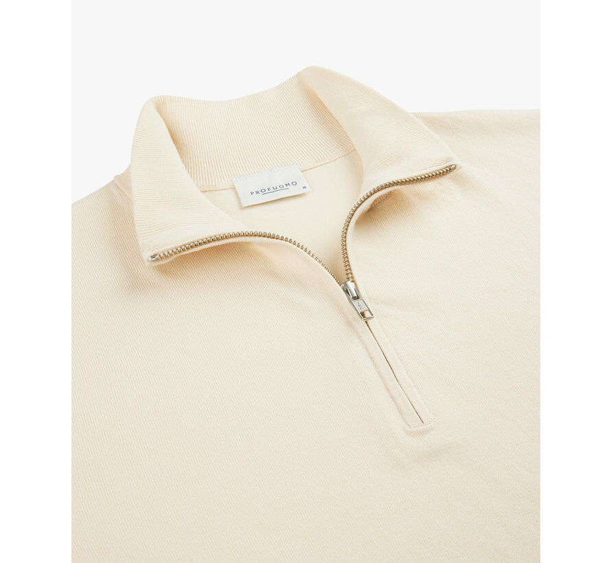 Pullover Halfzip Off White (PP2J00010D)