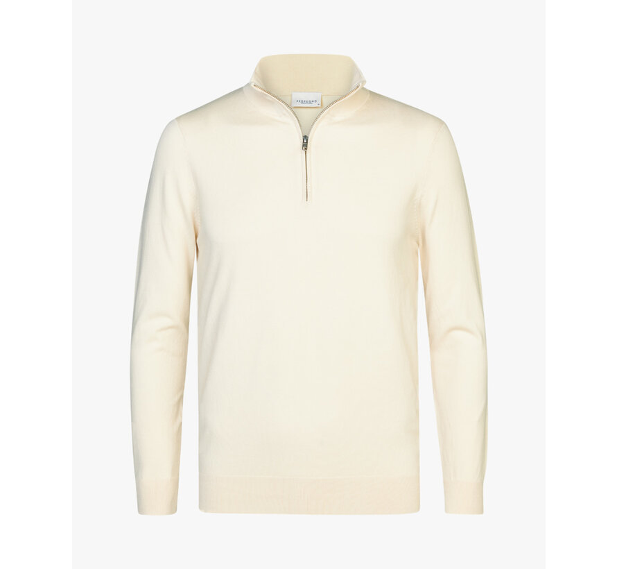 Pullover Halfzip Off White (PP2J00010D)