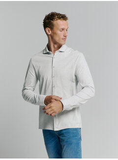 No Excess Shirt Jersey Melange Stretch Chalk (27410180 - 017)