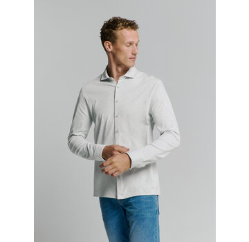 No Excess Shirt Jersey Melange Stretch Chalk (27410180 - 017)