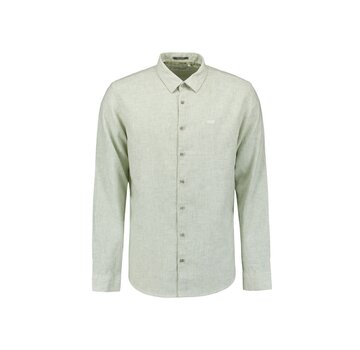 No Excess Shirt Verical small stripes With Linen Green (27470223 - 050)