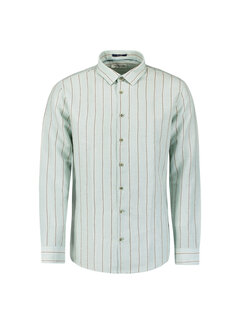 No Excess Shirt Vertical stripes With Linen Ice (27430205 - 151)