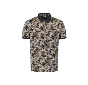 No Excess Polo Pique Allover Printed Mint (27380303 - 058)