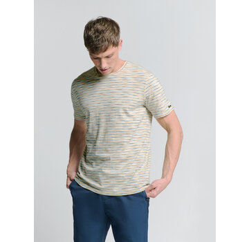 No Excess T-Shirt Crewneck Multi Coloured Melange Offwhite (27350303 - 011)