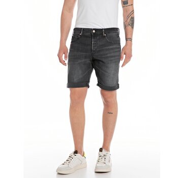 Replay Jeans Short Tapered Fit BLACK DELAVÈ (MA981Y.000.573B848 - 99)