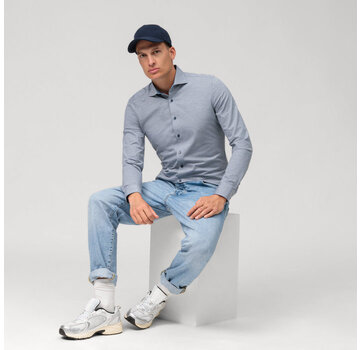 Olymp Overhemd Level 5 24/7 blauw (2054 44 13)