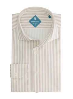District Indigo District Indigo Pique Performance Shirt Beige (7.51.025.716 - 348)