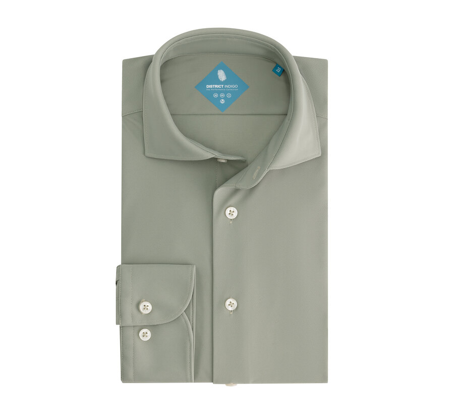 Pique Performance Shirt Groen (7.31.025.780 - 076)