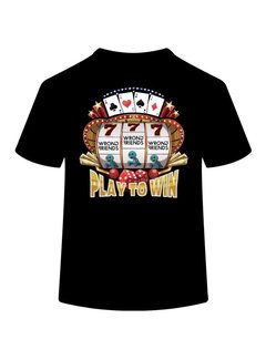 Wrong Friends SLOAN T-SHIRT BLACK (WF1090 - BLACK)