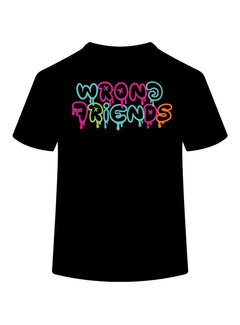 Wrong Friends PRATO T-SHIRT BLACK (WF1119 - BLACK)
