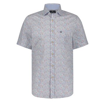 Fellows United Overhemd Korte Mouw Mini Print Balls (41.6614 - 175)