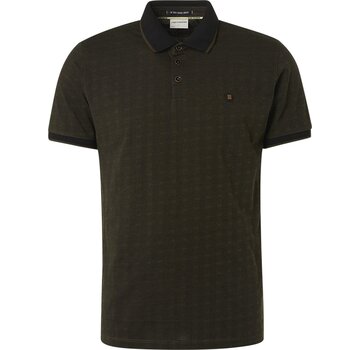 No Excess Polo 2 Coloured Jacquard Basil (15380350 - 195)