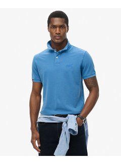 Superdry VINT DESTROY POLO Monaco Blue (M1110439A - PVT)