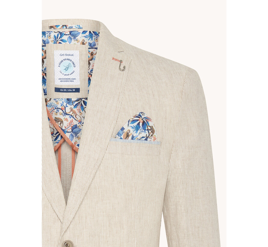 Colbert Linen Stripe Sand (31.102.205)