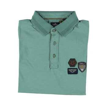 Fellows United Polo Slubjersey with Labels Green (31.3613 - 175)