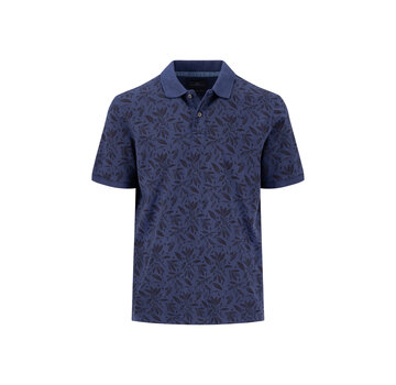 Fynch Hatton Polo Sunfaded AOP Navy (1504  4005 - 685)