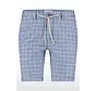 Korte Broek Linen Check Blue (24.01.238)