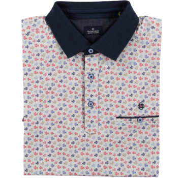 Fellows United Polo Fish Print Multicolor (21.3608 - 185)