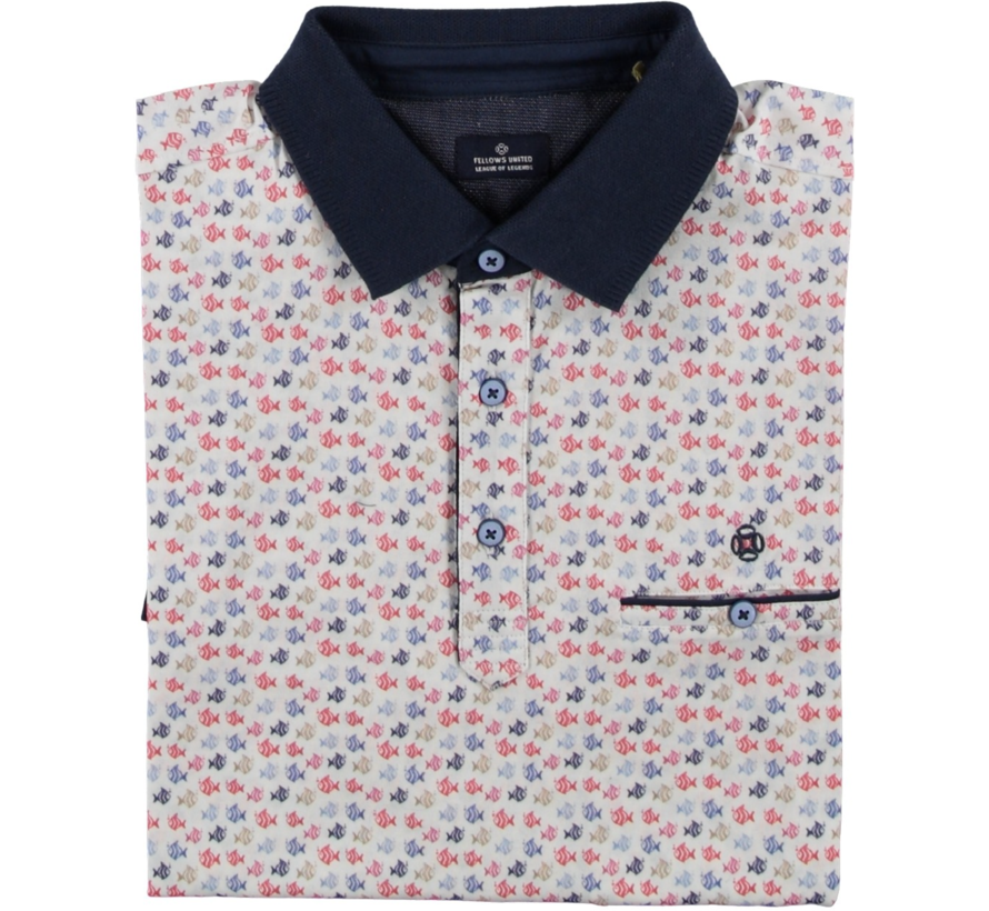 Polo Fish Print Multicolor (21.3608 - 185)