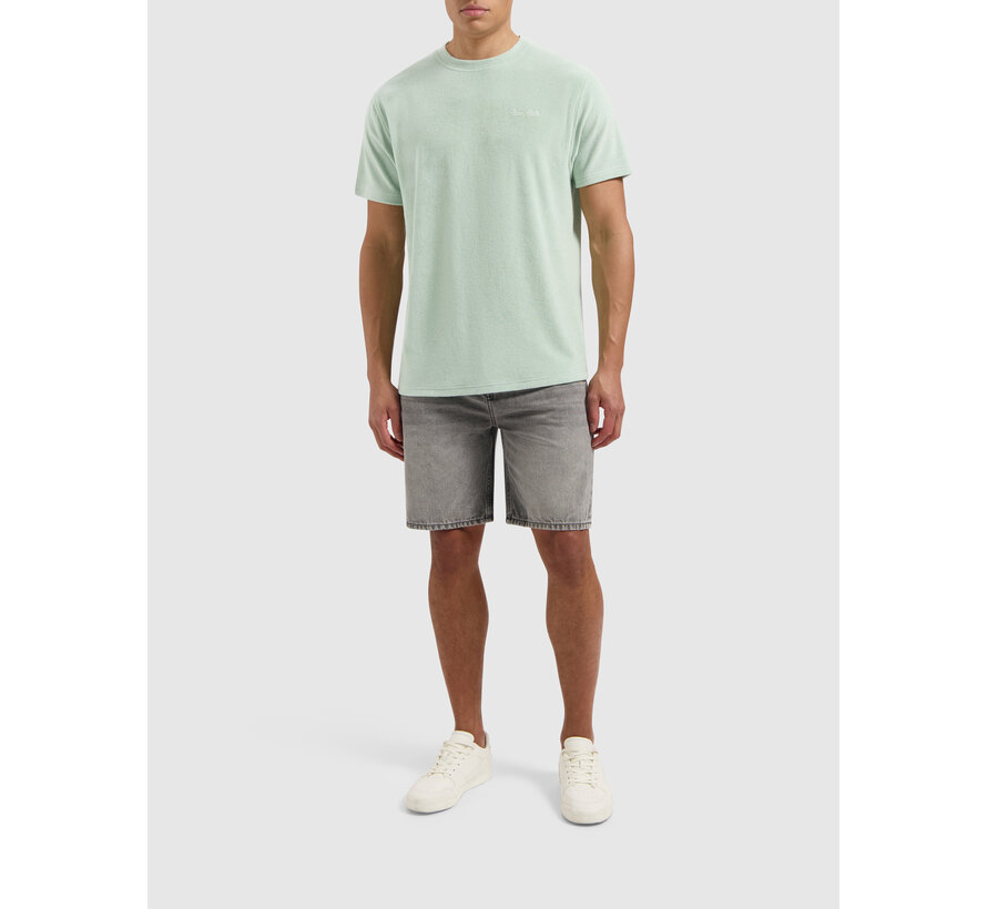 Cursive Terry T-shirt Mint (25020106 - 14)