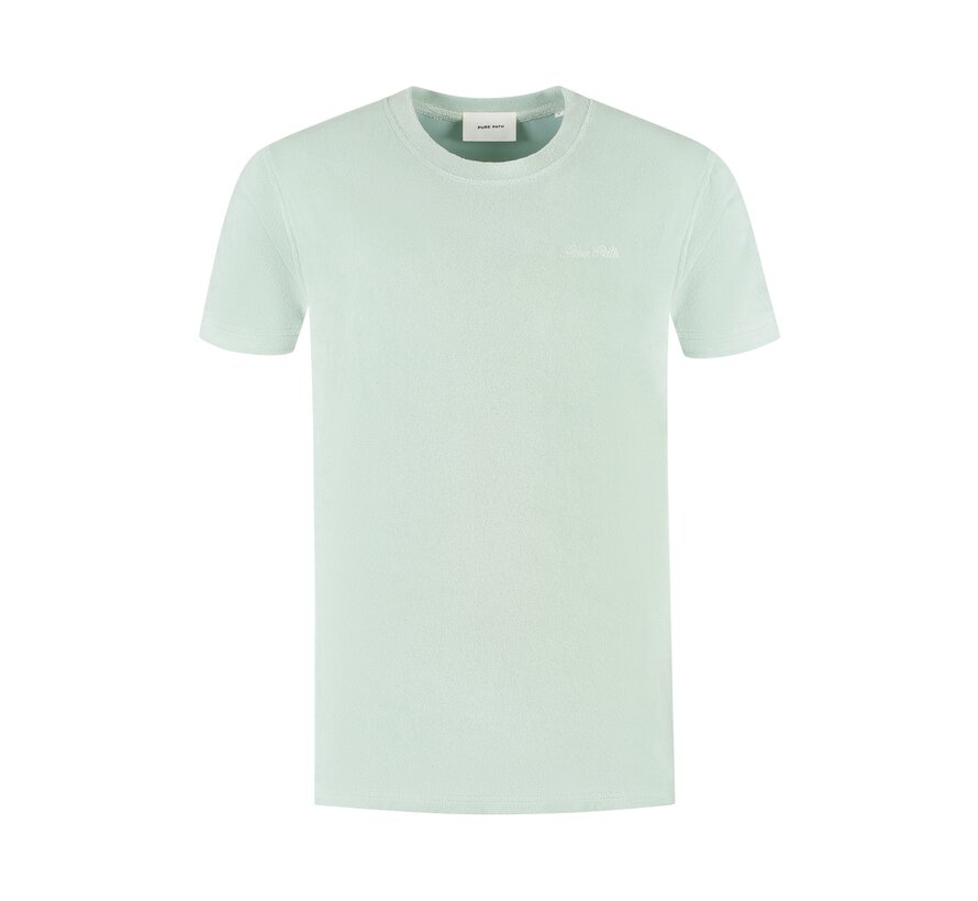 Cursive Terry T-shirt Mint (25020106 - 14)