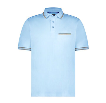 Fellows United Polo Plain Pique Light Blue (99.3601 - 118)