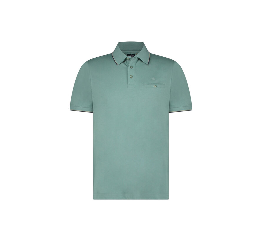 Polo Plain Pique Mint Green (99.3601 - 175)