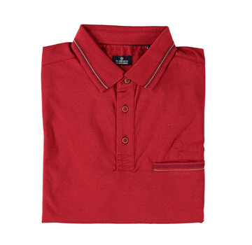 Fellows United Polo Plain Pique Mint Red (99.3601 - 185)