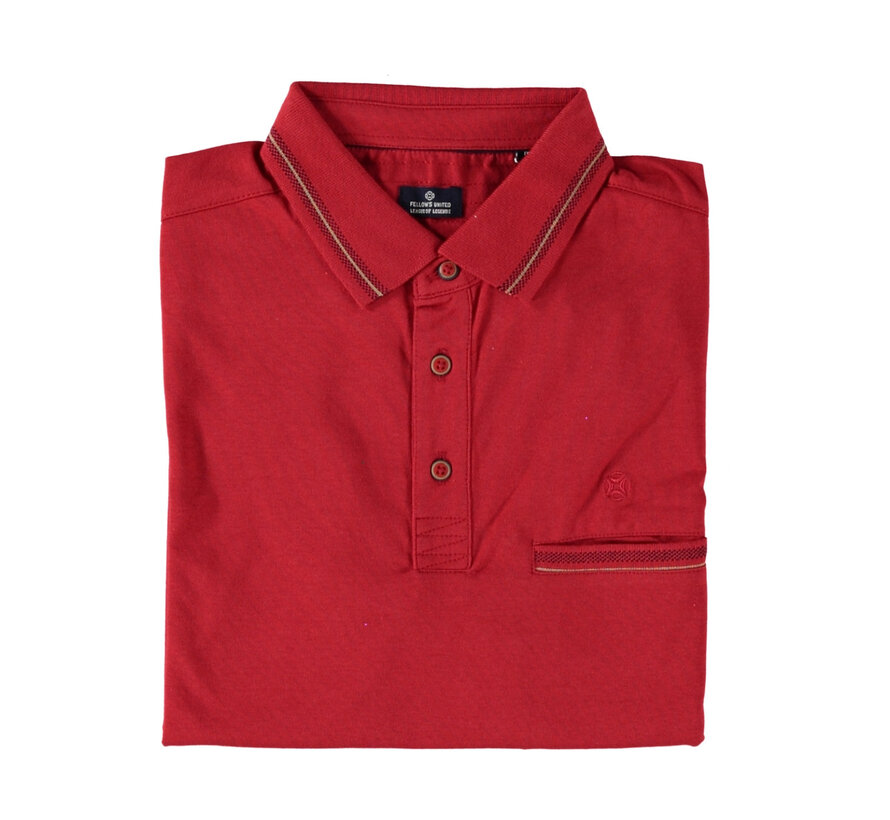 Polo Plain Pique Mint Red (99.3601 - 185)
